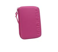 La Gazza Trousse de couleur Untia ONE TIME complète à 3 compartiments 1 zip - New 2025/2026, fuchsia, Trousse scolaire