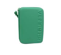 La Gazza Trousse de couleur Untia ONE TIME complète à 3 compartiments 1 zip - New 2025/2026, vert clair, Trousse scolaire