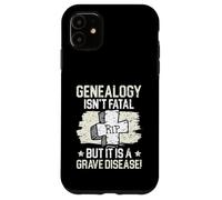 La généalogie n'est Pas mortelle mais C'est Un généalogiste des Maladies Graves Coque pour iPhone 11