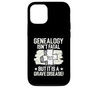 La généalogie n'est Pas mortelle mais C'est Un généalogiste des Maladies Graves Coque pour iPhone 12/12 Pro