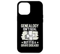 La généalogie n'est Pas mortelle mais C'est Un généalogiste des Maladies Graves Coque pour iPhone 12 Pro Max