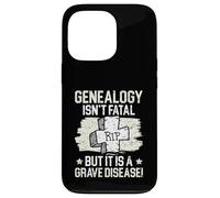 La généalogie n'est Pas mortelle mais C'est Un généalogiste des Maladies Graves Coque pour iPhone 13 Pro