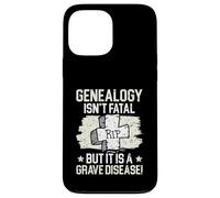 La généalogie n'est Pas mortelle mais C'est Un généalogiste des Maladies Graves Coque pour iPhone 13 Pro Max