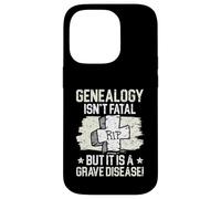 La généalogie n'est Pas mortelle mais C'est Un généalogiste des Maladies Graves Coque pour iPhone 14 Pro