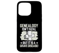 La généalogie n'est Pas mortelle mais C'est Un généalogiste des Maladies Graves Coque pour iPhone 15 Pro Max