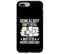 La généalogie n'est Pas mortelle mais C'est Un généalogiste des Maladies Graves Coque pour iPhone 7 Plus/8 Plus