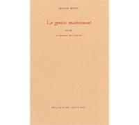 La Genese Maintenant Suivi de la Théorie de l'Amour - Michael Bishop - William Blake - broché - Poésie