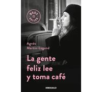 La gente feliz lee y toma café