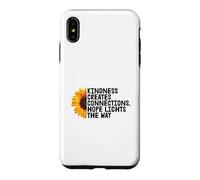 La gentillesse crée des Liens, l'espoir éclaire Le Chemin Coque pour iPhone XS Max