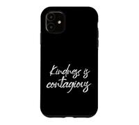 La gentillesse est contagieuse Citation de Motivation sur la santé mentale Coque pour iPhone 11