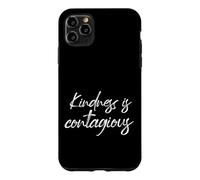 La gentillesse est contagieuse Citation de Motivation sur la santé mentale Coque pour iPhone 11 Pro Max
