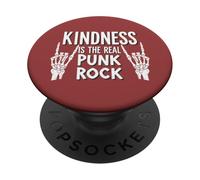 La gentillesse est la Vraie Musique Punk Rock, Rocker, Justice Sociale PopSockets PopGrip Adhésif