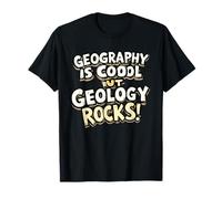 La géographie C'est Cool, mais la géologie Fait des Roches en Granit Un Jeu de Mots Amusant T-Shirt