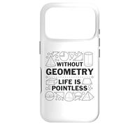 La géométrie sans Elle, la Vie ne Sert à Rien Geek Math Shapes Coque pour iPhone 17 Pro