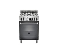 LA GERMANIA AMN664ENET Cuisine 4 Feux Four Électrique 60 Multifonctions Noir A