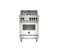 LA GERMANIA AMN664EXT Cuisine 4 Feux Four Électrique MULTI.9 Inox 60CM A