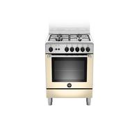 LA GERMANIA AMN664GCRV Cuisine 4 Feux Four A Gaz Aéré Crème 60CM A+