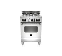 LA GERMANIA AMN664GXT Cuisine 4 Feux Four A Gaz Aéré Inox 60CM A+