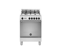 La Germania – Cuisinière à gaz AMN664GXV 4 feux avec four Inox A+ 60 x 60