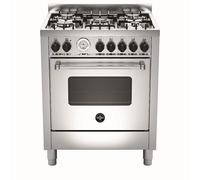 LA GERMANIA AMN765EXT Cuisine 5 Feux Four Électrique MULTI.9 Inox 70 CM A