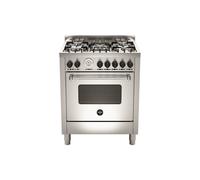 LA GERMANIA AMN765GXT Cuisine 5 Feux Four A Gaz Aéré Inox 70 CM A+