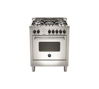 LA GERMANIA AMN765GXT Cuisine 5 Feux Four A Gaz Aéré Inox 70 CM A+