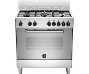 La Germania AMN855EXV Cuisinière à gaz 5 brûleurs avec four électrique 80 x 50 cm Inox Classe énergétique A