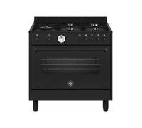 Bertazzoni La Germania Americana AMN965ETN24 four et cuisinière Electrique Gaz Noir A