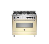 LA GERMANIA AMN965GCRT Cuisine 90CM 5 Feux Four A Gaz Crème Classe A+