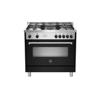 LA GERMANIA AMN965GNET Cuisine 90 CM 5 Feux Four A Gaz Noir Classe A+
