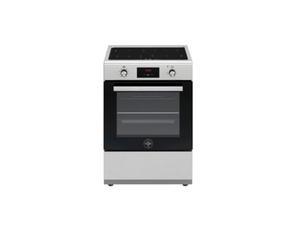 La Germania SE664IX Série Future, Cuisine 60 Cm, Plan à induction avec 4 zones de cuisson, Four électrique ventilé avec 9 fonctions, fonction Booster