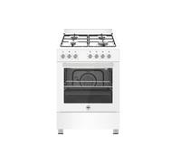 La Germany SE664EB/24 Cuisine 4 Brûleurs Four Électrique Multifonction Blanc