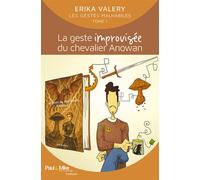 La geste improvisée du chevalier Anowan - Erika Valery - Paul&Mike - broché - Roman