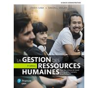 La Gestion des ressources humaines - 6e édition Manuel + version numérique 1 an - Tania Saba - Erpi - broché - Etude
