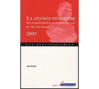 La gestion financière des établissements scolaires locaux du second degré