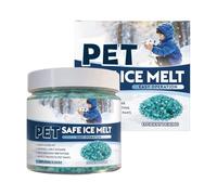 La glace et le dissolvant de neige sans danger pour l'animal familier 100g | Agent de fonte de neige pour les arbres, toits, jardins, cours et