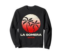 La Gomera Espagne Palmier Plage Coucher de Soleil Sweatshirt