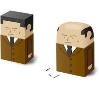 La Gomme Salaryman,De Poilu À Sans Poils,Une Gomme Fantaisie Qui Reflète Les Pressions Des Hommes D'âge Moyen.
