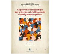 La gouvernance linguistique des universités et établissements d'enseignement supérieur - Olivier Bertrand - Ecole Polytechnique Eds - broché - Etude