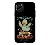 La grâce de Dieu me Permet de Charlatan Christian Duck Coque pour iPhone 11 Pro Max