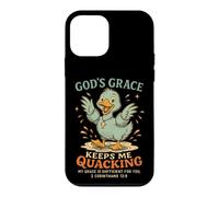 La grâce de Dieu me Permet de Charlatan Christian Duck Coque pour iPhone 12 Mini
