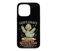 La grâce de Dieu me Permet de Charlatan Christian Duck Coque pour iPhone 13 Pro