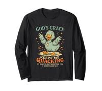 La grâce de Dieu me Permet de Charlatan Christian Duck Manche Longue