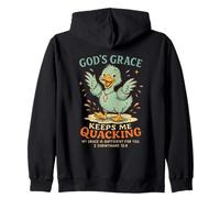 La grâce de Dieu me Permet de Charlatan Christian Duck Sweat à Capuche