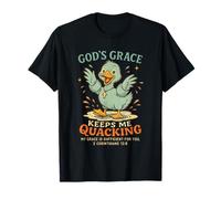 La grâce de Dieu me Permet de Charlatan Christian Duck T-Shirt