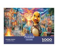 La Grâce Dorée de l'Ange Puzzle 1000 Pièces pour Adultes Et Enfants ≥12 Ans Jeu Patience & Réflexion Divertissement Créatif Classiques Activité Familiale Parfaite 52x38cm/1000pcs