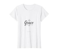 La grâce, Pas la Perfection, Les Hommes chrétiens, la Foi, l'inspiration T-Shirt, Femme, Blanc, L