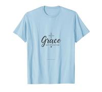 La grâce, Pas la Perfection, Les Hommes chrétiens, la Foi, l'inspiration T-Shirt, Homme, Bleu Céleste, M