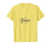 La grâce, Pas la Perfection, Les Hommes chrétiens, la Foi, l'inspiration T-Shirt, Homme, Citron, XL