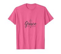 La grâce, Pas la Perfection, Les Hommes chrétiens, la Foi, l'inspiration T-Shirt, Homme, Rose chiné, 3XL